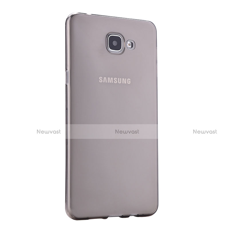 Ultra-thin Transparent TPU Soft Case for Samsung Galaxy A9 Pro (2016) SM-A9100 Gray
