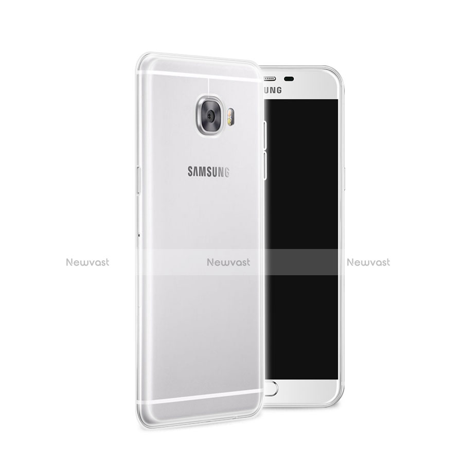 Ultra-thin Transparent TPU Soft Case for Samsung Galaxy C7 SM-C7000 Clear