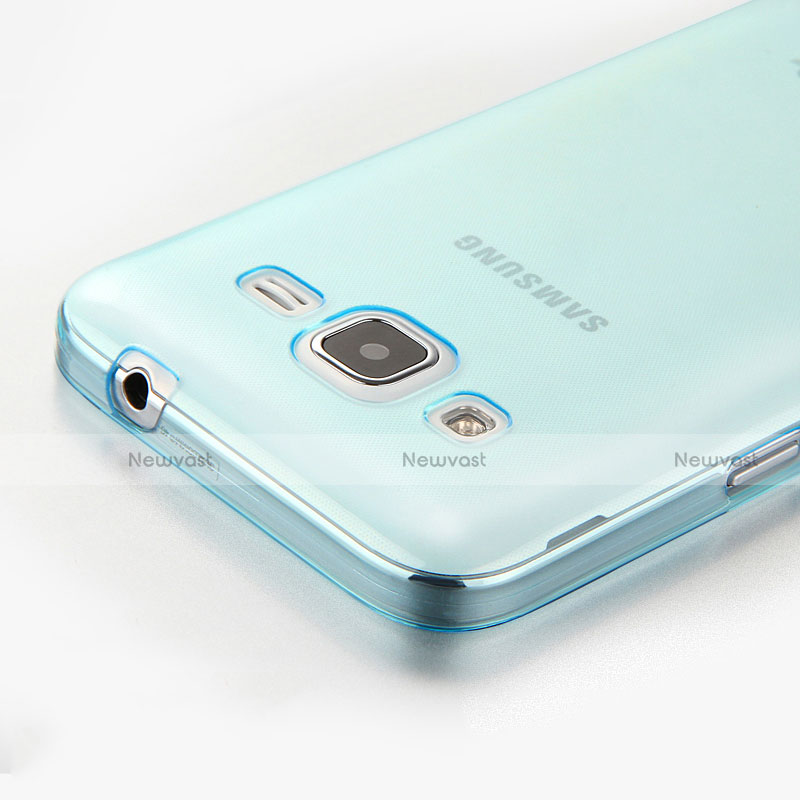 Ultra-thin Transparent TPU Soft Case for Samsung Galaxy Core Prime G360F G360GY Blue