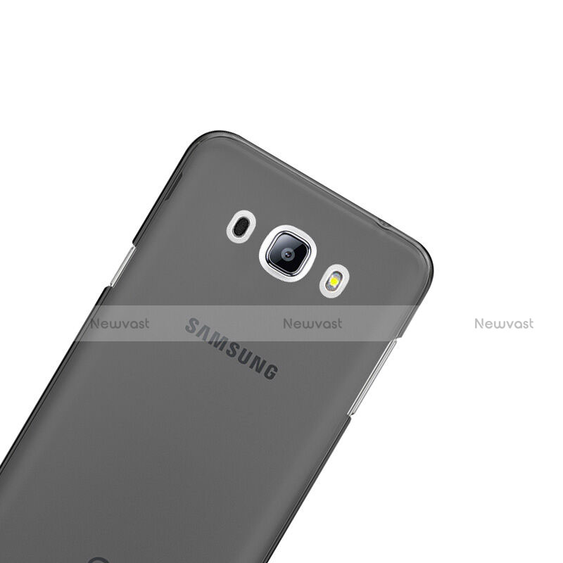 Ultra-thin Transparent TPU Soft Case for Samsung Galaxy J5 Duos (2016) Gray