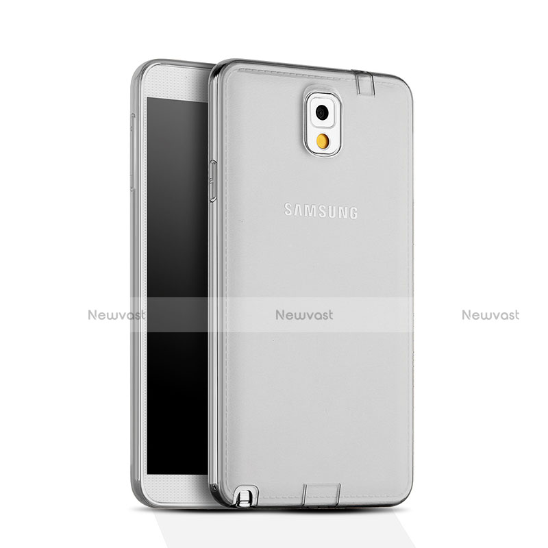 Ultra-thin Transparent TPU Soft Case for Samsung Galaxy Note 3 N9000 Gray