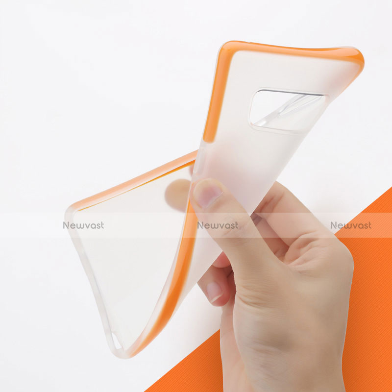 Ultra-thin Transparent TPU Soft Case for Samsung Galaxy Note 8 Orange