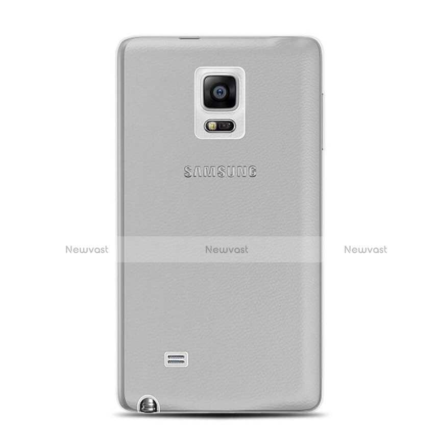 Ultra-thin Transparent TPU Soft Case for Samsung Galaxy Note Edge SM-N915F Gray