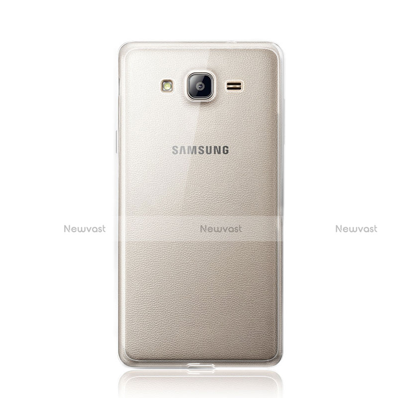 Ultra-thin Transparent TPU Soft Case for Samsung Galaxy On5 G550FY Gray
