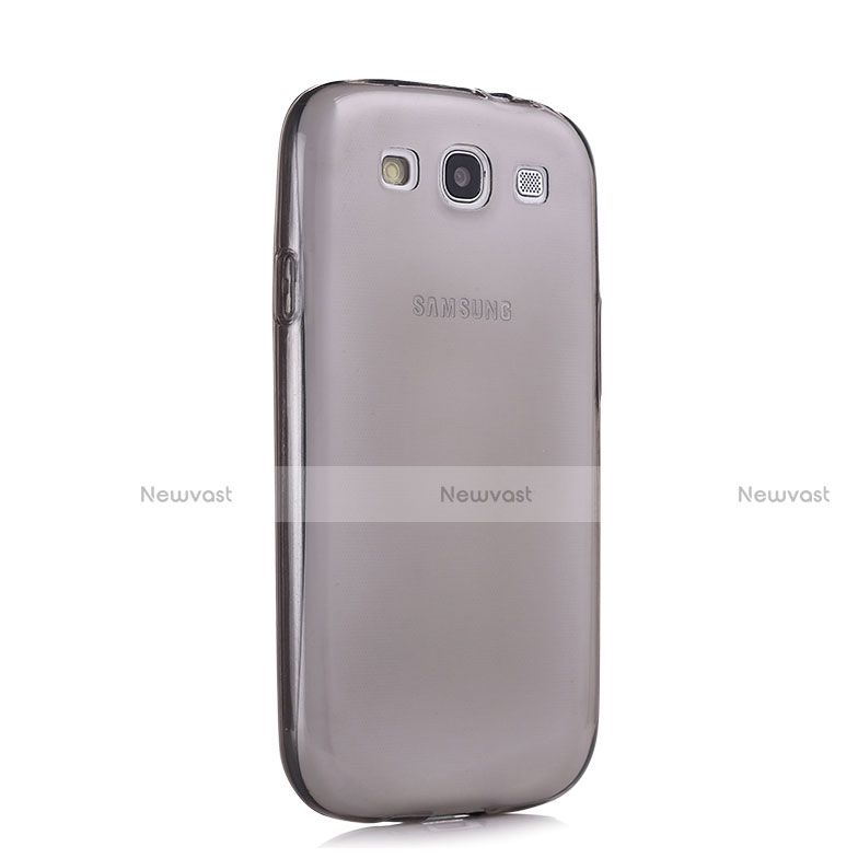 Ultra-thin Transparent TPU Soft Case for Samsung Galaxy S3 i9300 Gray