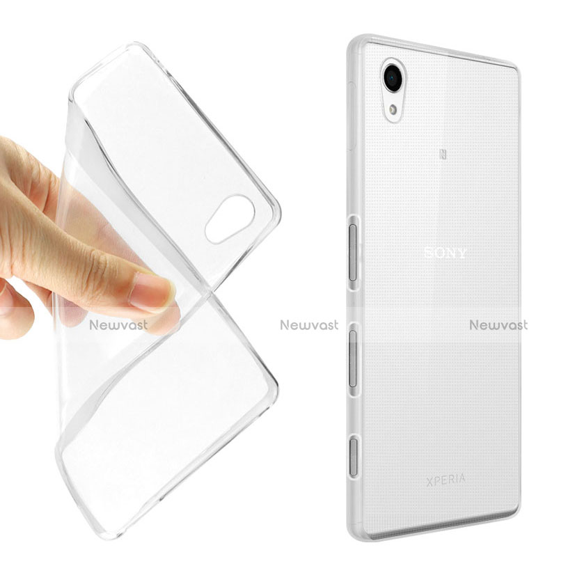 Ultra-thin Transparent TPU Soft Case for Sony Xperia Z5 Clear