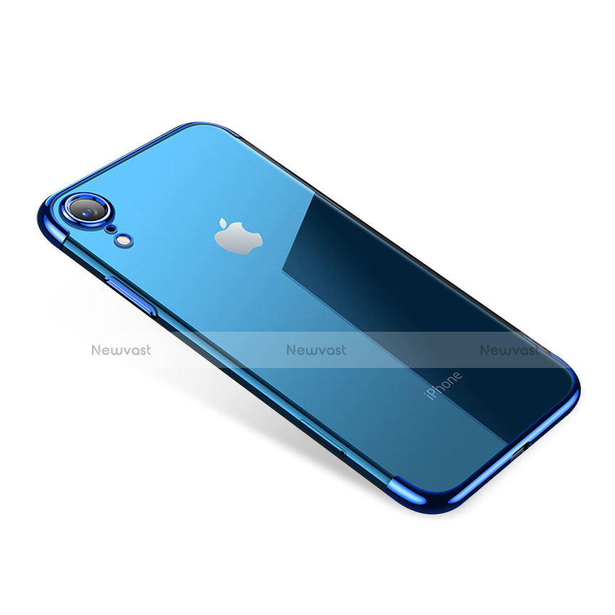 Ultra-thin Transparent TPU Soft Case H01 for Apple iPhone XR Blue
