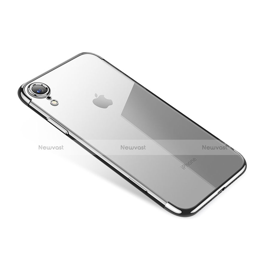 Ultra-thin Transparent TPU Soft Case H01 for Apple iPhone XR Silver