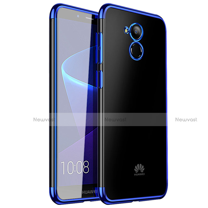 Ultra-thin Transparent TPU Soft Case H01 for Huawei Enjoy 6S Blue