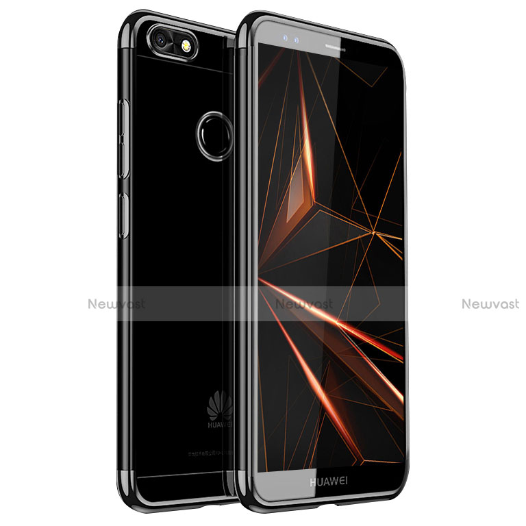 Ultra-thin Transparent TPU Soft Case H01 for Huawei Enjoy 7 Black