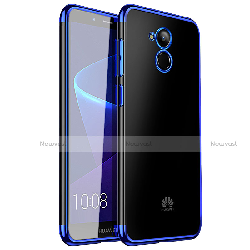 Ultra-thin Transparent TPU Soft Case H01 for Huawei Honor 6C Blue
