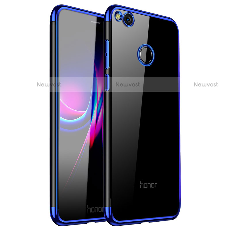 Ultra-thin Transparent TPU Soft Case H01 for Huawei Honor 8 Lite Blue