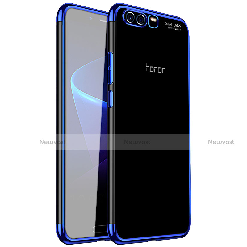 Ultra-thin Transparent TPU Soft Case H01 for Huawei Honor 9 Premium Blue