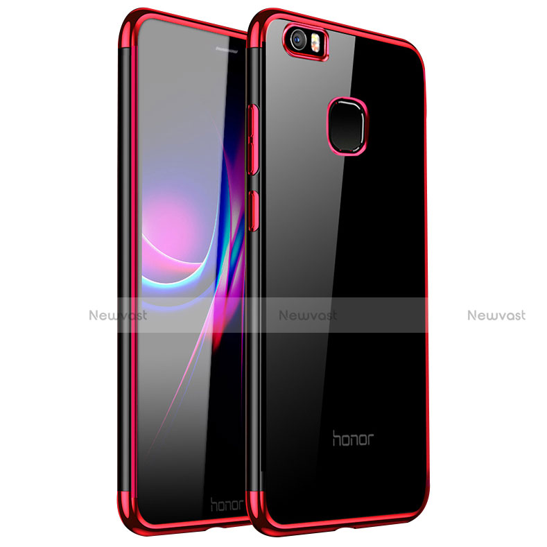 Ultra-thin Transparent TPU Soft Case H01 for Huawei Honor Note 8 Red
