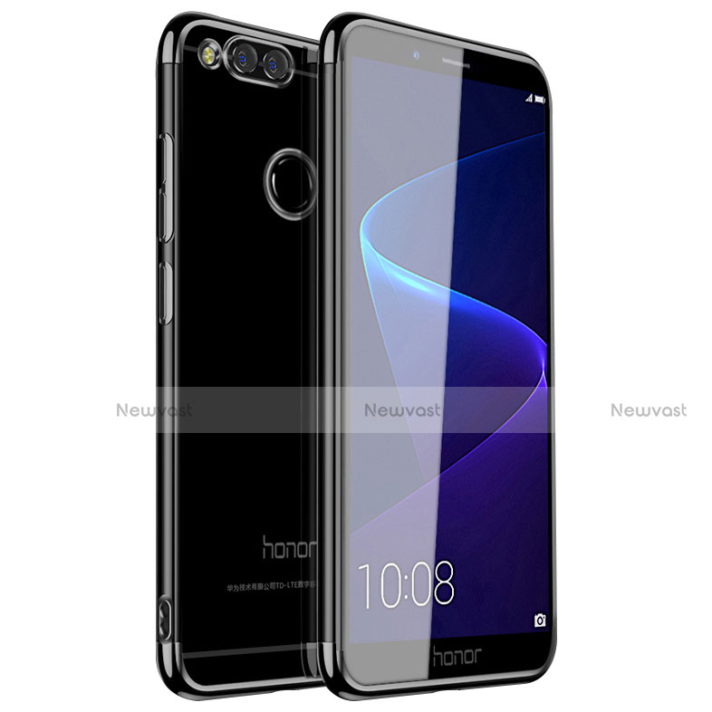 Ultra-thin Transparent TPU Soft Case H01 for Huawei Honor Play 7X Black