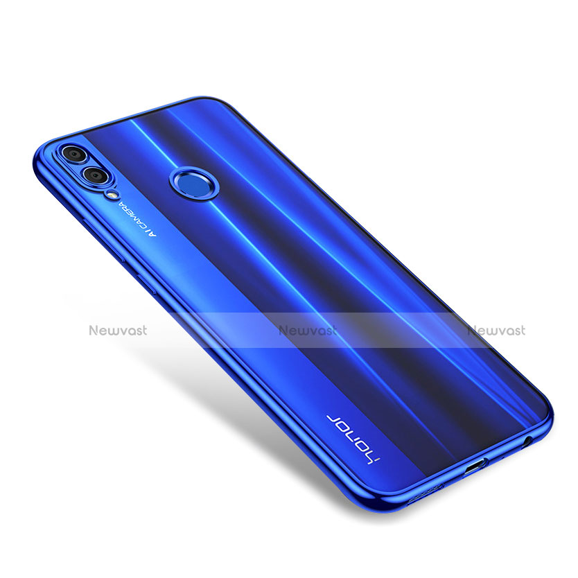 Ultra-thin Transparent TPU Soft Case H01 for Huawei Honor V10 Lite Blue