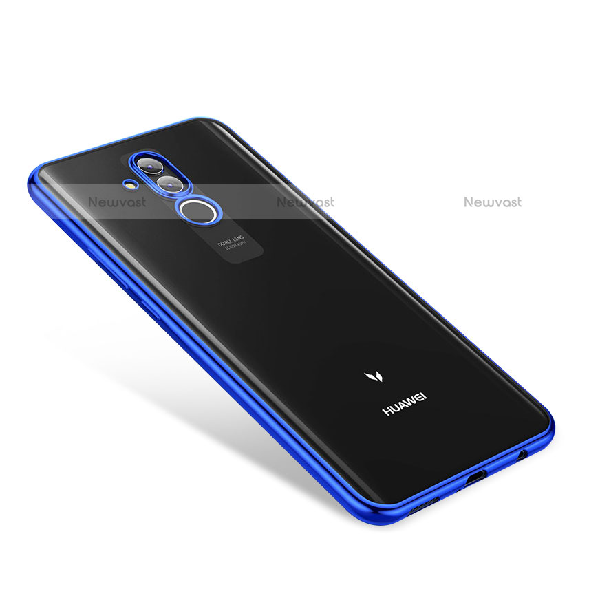 Ultra-thin Transparent TPU Soft Case H01 for Huawei Maimang 7 Blue