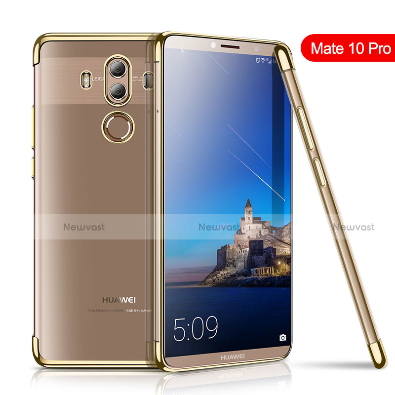 Ultra-thin Transparent TPU Soft Case H01 for Huawei Mate 10 Pro Gold