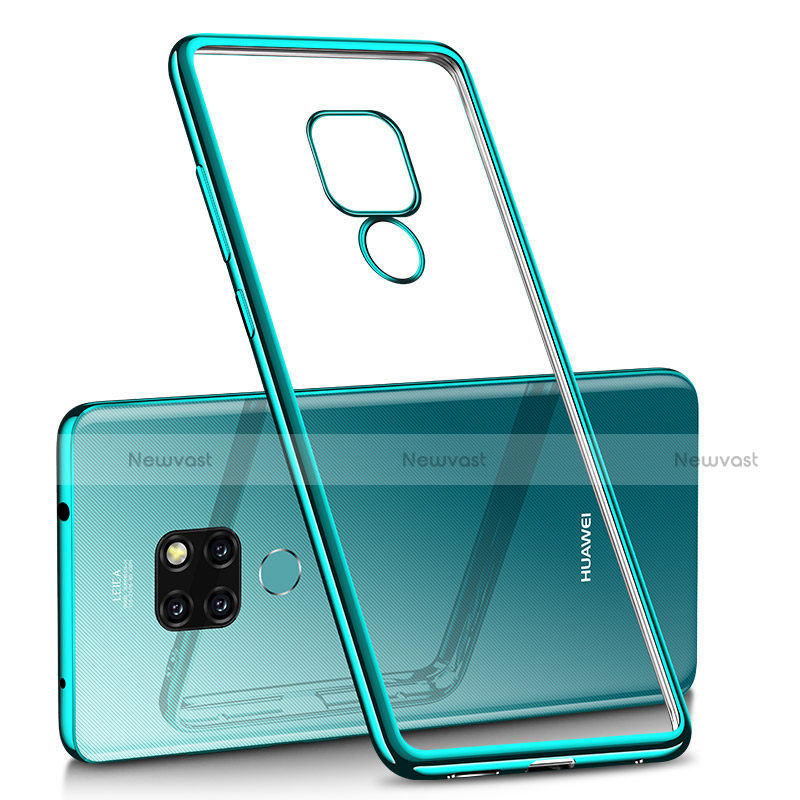 Ultra-thin Transparent TPU Soft Case H01 for Huawei Mate 20 Green