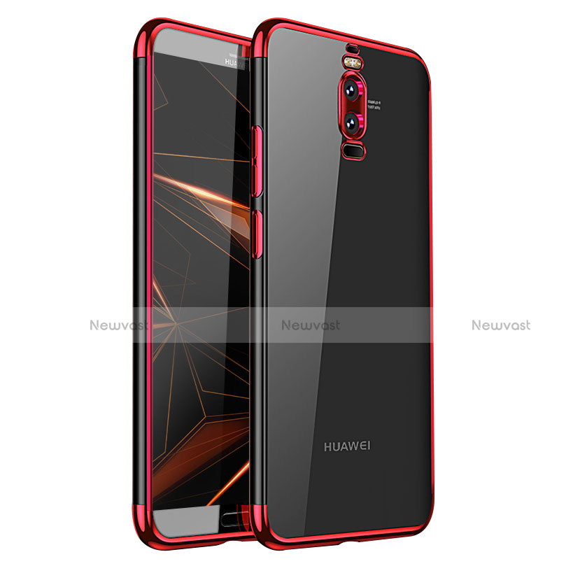 Ultra-thin Transparent TPU Soft Case H01 for Huawei Mate 9 Pro Red