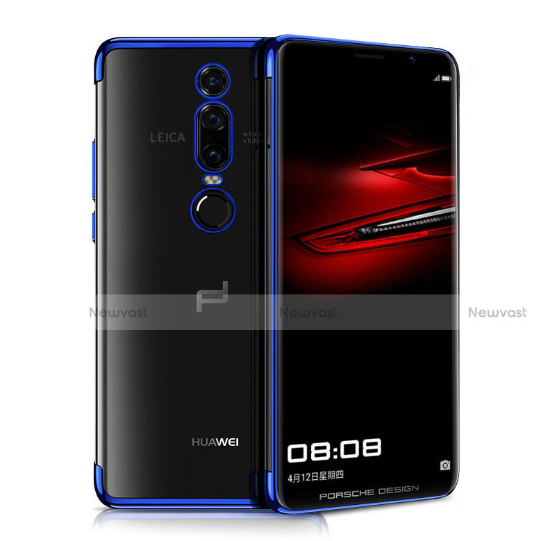 Ultra-thin Transparent TPU Soft Case H01 for Huawei Mate RS Blue