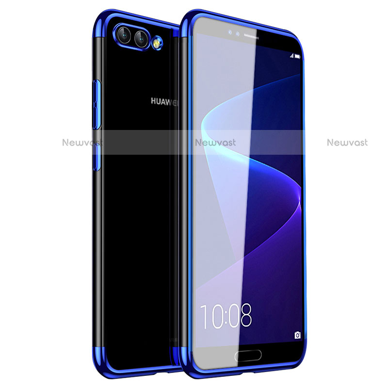 Ultra-thin Transparent TPU Soft Case H01 for Huawei Nova 2S Blue