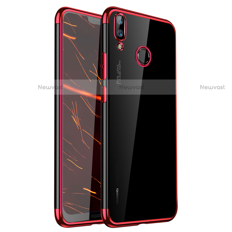 Ultra-thin Transparent TPU Soft Case H01 for Huawei Nova 3e Red