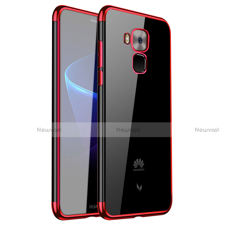 Ultra-thin Transparent TPU Soft Case H01 for Huawei Nova Plus Red