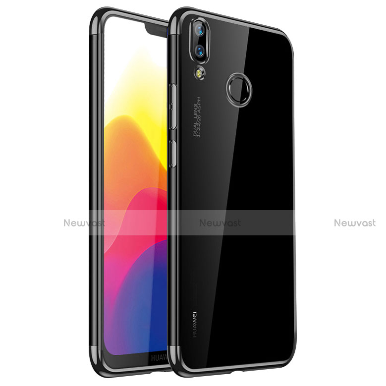 Ultra-thin Transparent TPU Soft Case H01 for Huawei P20 Lite Black