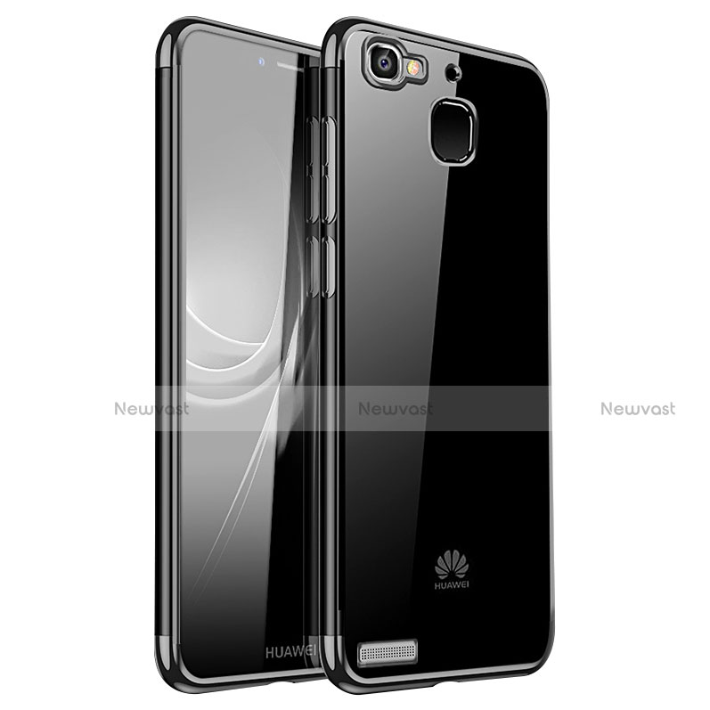 Ultra-thin Transparent TPU Soft Case H01 for Huawei P8 Lite Smart Black