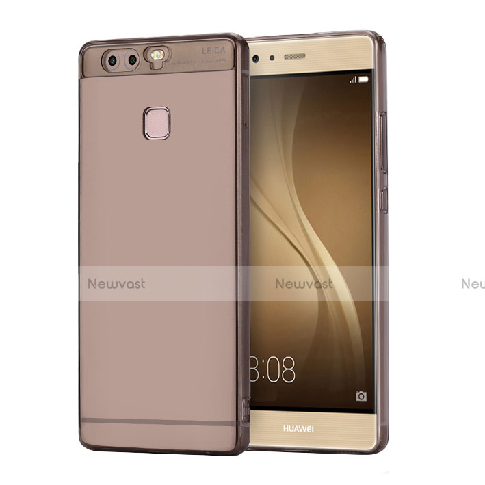 Ultra-thin Transparent TPU Soft Case H01 for Huawei P9 Gray
