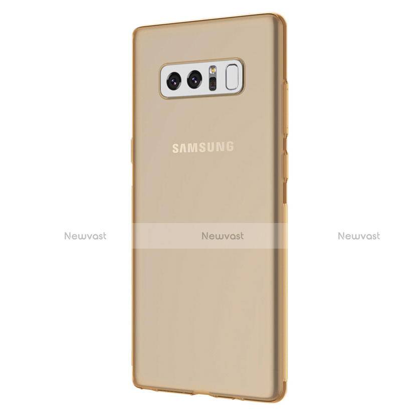 Ultra-thin Transparent TPU Soft Case H01 for Samsung Galaxy Note 8 Gold