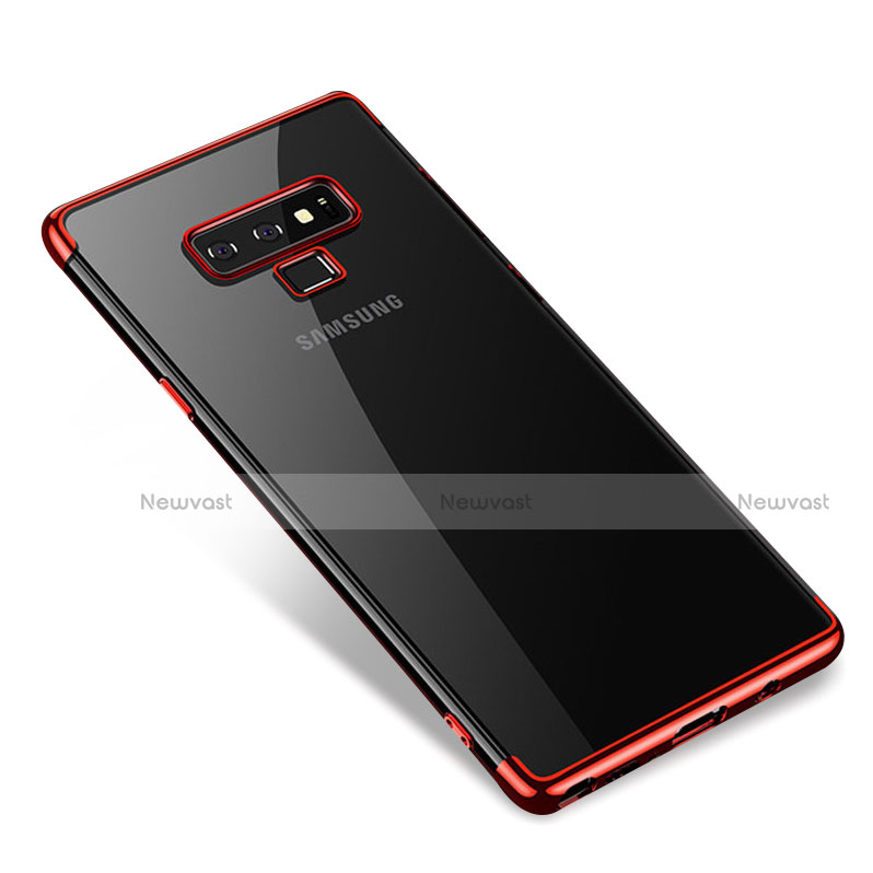 Ultra-thin Transparent TPU Soft Case H01 for Samsung Galaxy Note 9 Red