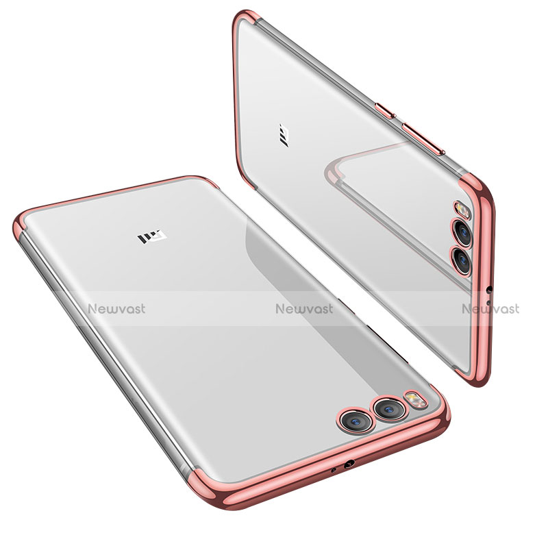 Ultra-thin Transparent TPU Soft Case H01 for Xiaomi Mi 6 Rose Gold