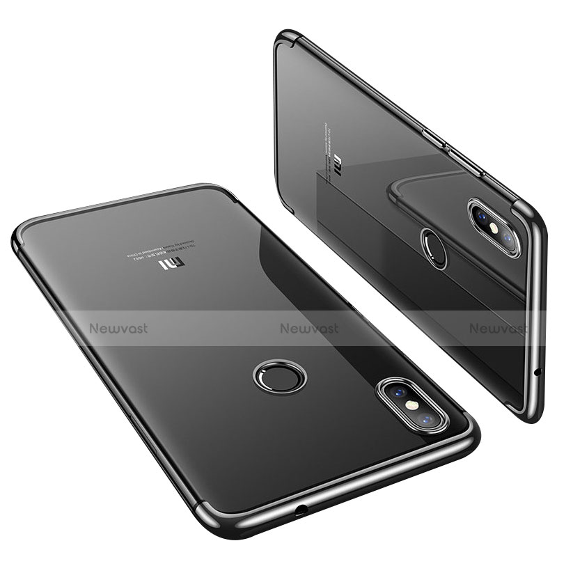 Ultra-thin Transparent TPU Soft Case H01 for Xiaomi Mi 8 Black