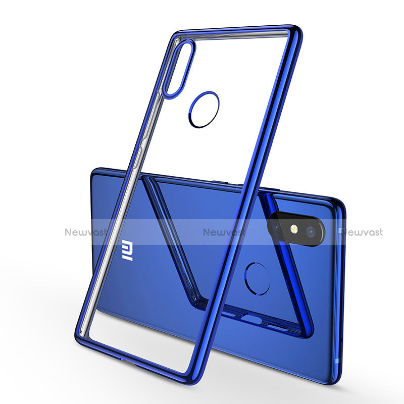 Ultra-thin Transparent TPU Soft Case H01 for Xiaomi Mi 8 SE Blue