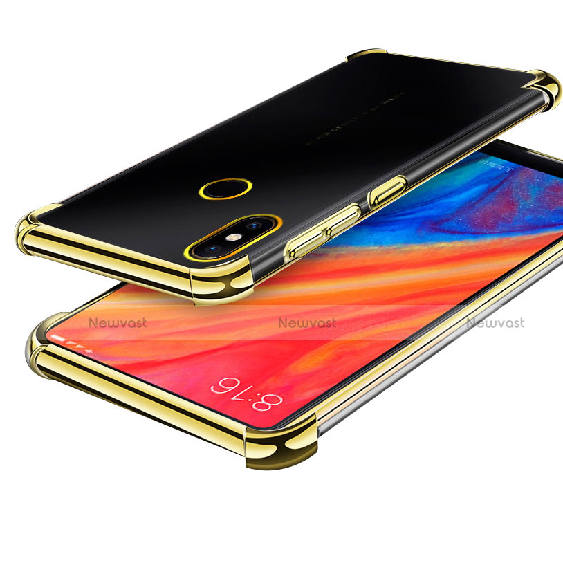 Ultra-thin Transparent TPU Soft Case H01 for Xiaomi Mi Mix 2S Gold