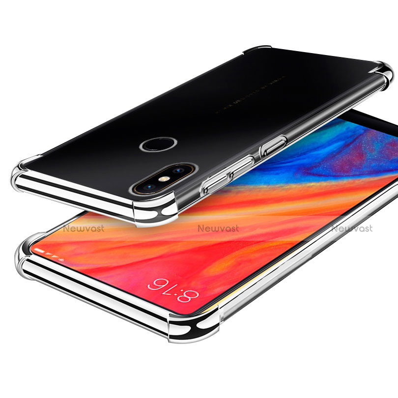 Ultra-thin Transparent TPU Soft Case H01 for Xiaomi Mi Mix 2S Silver
