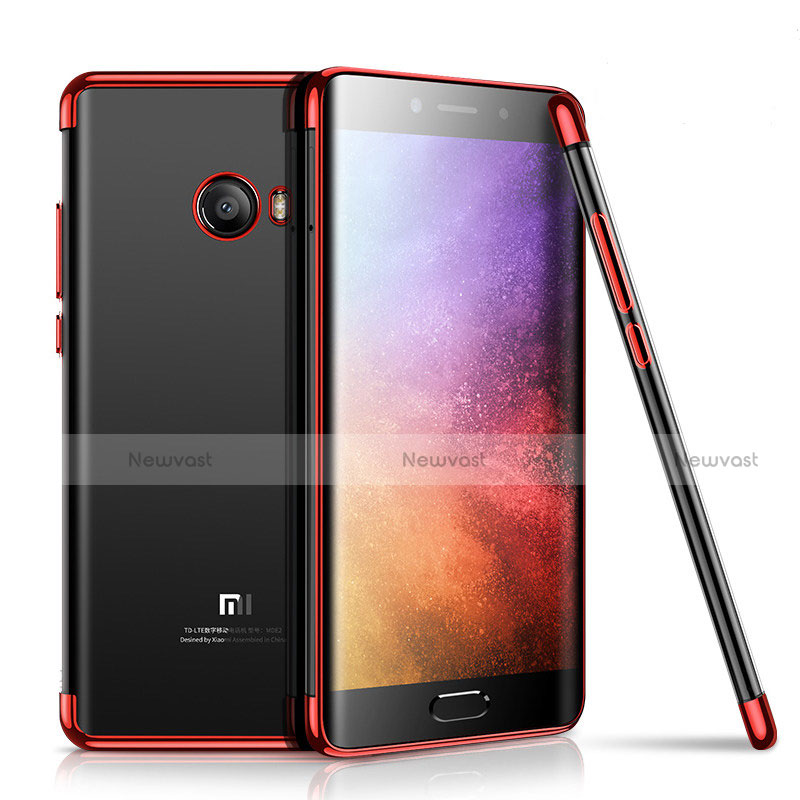 Ultra-thin Transparent TPU Soft Case H01 for Xiaomi Mi Note 2 Red