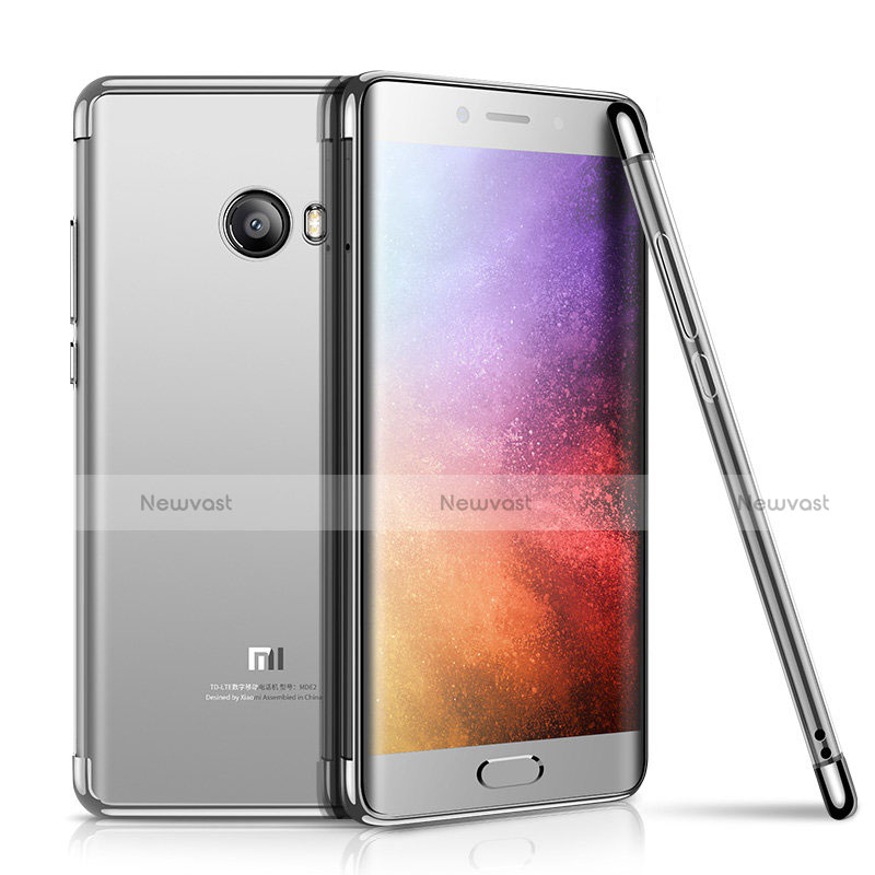 Ultra-thin Transparent TPU Soft Case H01 for Xiaomi Mi Note 2 Special Edition Silver