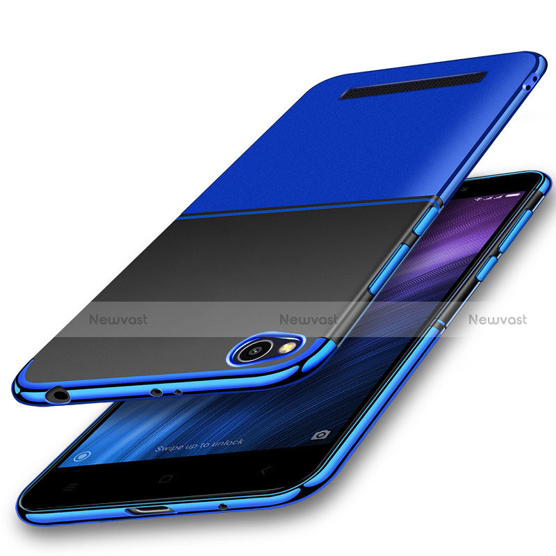 Ultra-thin Transparent TPU Soft Case H01 for Xiaomi Redmi 4A Blue