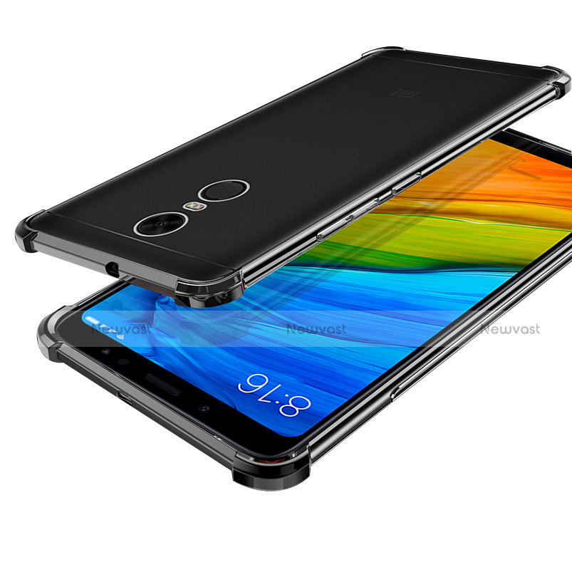 Ultra-thin Transparent TPU Soft Case H01 for Xiaomi Redmi 5 Plus Black