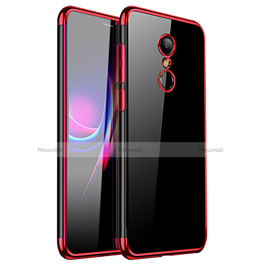 Ultra-thin Transparent TPU Soft Case H01 for Xiaomi Redmi 5 Red