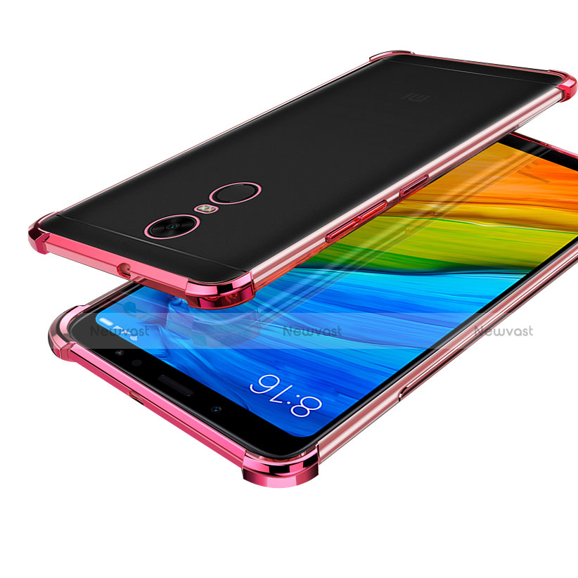 Ultra-thin Transparent TPU Soft Case H01 for Xiaomi Redmi Note 5 Indian Version Rose Gold