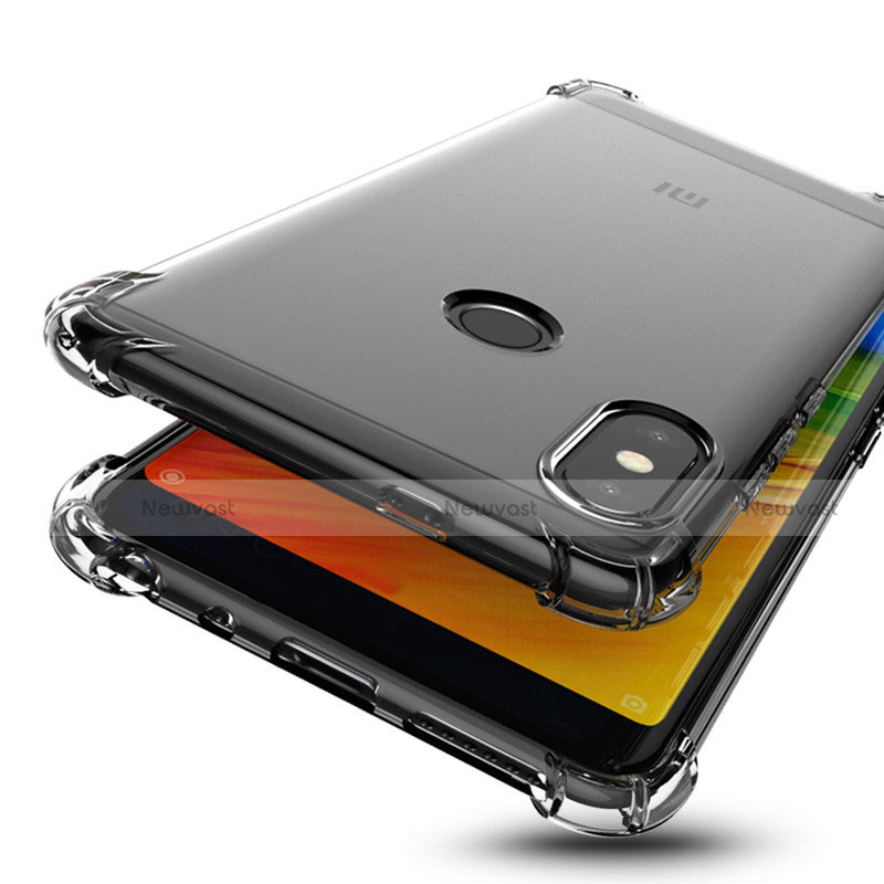 Ultra-thin Transparent TPU Soft Case H01 for Xiaomi Redmi Note 5 Pro Gray