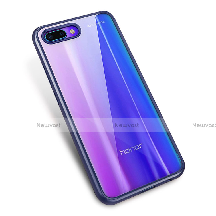 Ultra-thin Transparent TPU Soft Case H02 for Huawei Honor 10 Blue