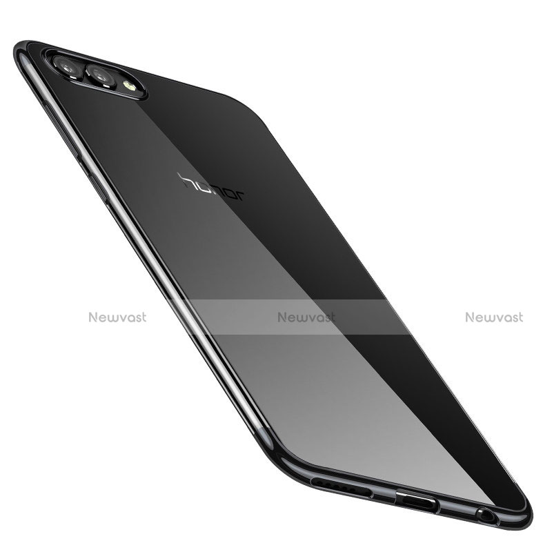 Ultra-thin Transparent TPU Soft Case H02 for Huawei Honor V10 Black