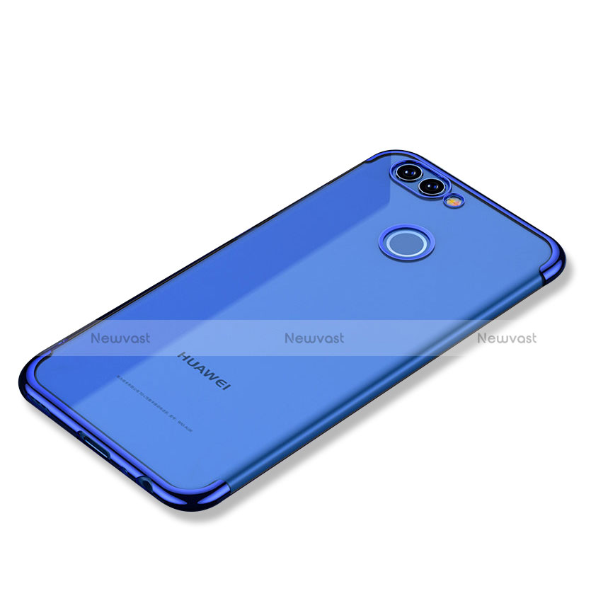 Ultra-thin Transparent TPU Soft Case H02 for Huawei Nova 2 Plus Blue