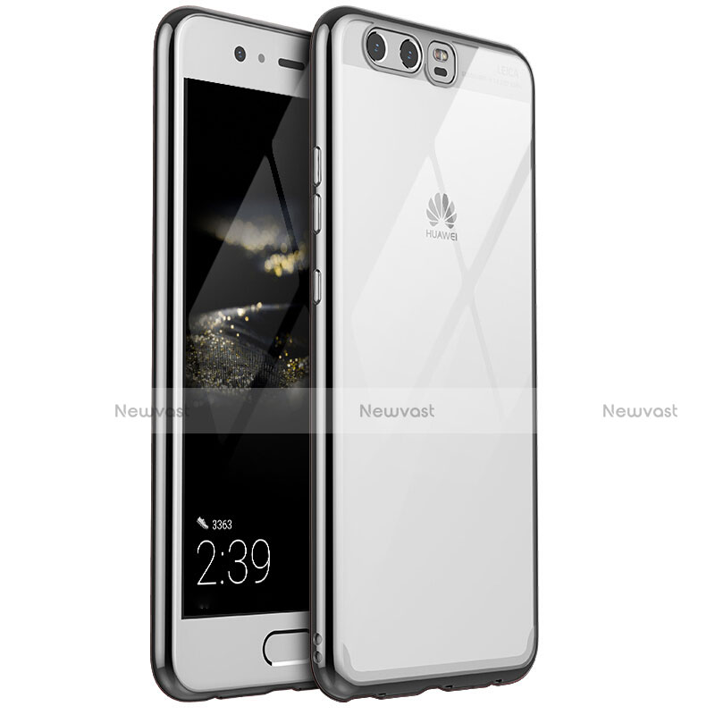 Ultra-thin Transparent TPU Soft Case H02 for Huawei P10 Plus Silver