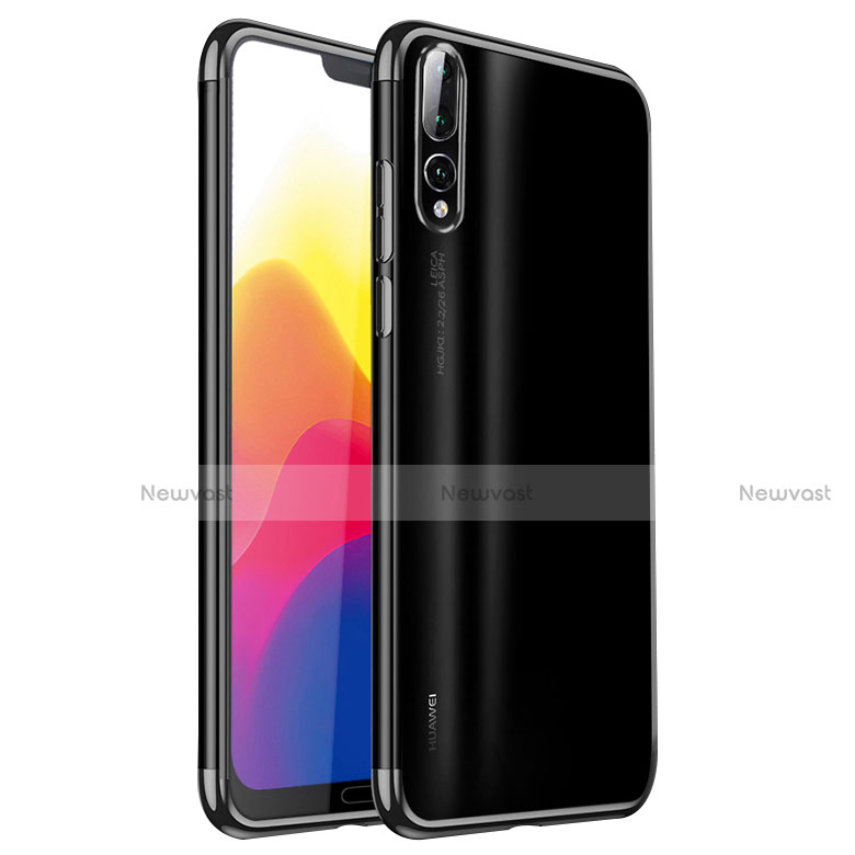 Ultra-thin Transparent TPU Soft Case H02 for Huawei P20 Pro Black